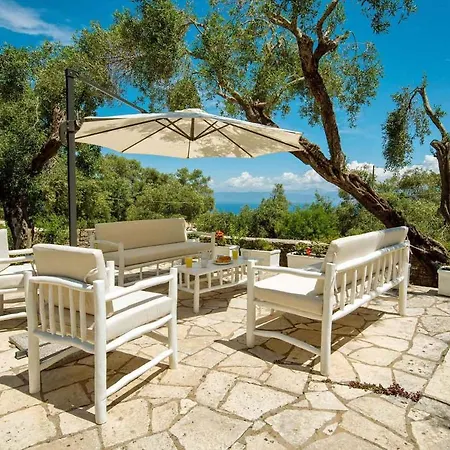 Olive Grove House Paxos Loggos فيلة *