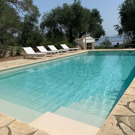 Olive Grove House Paxos Loggos فيلة جايوس