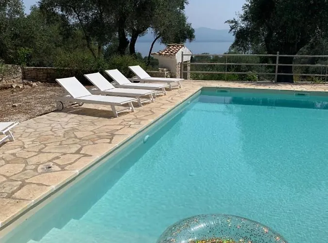 Olive Grove House Paxos Loggos Villa